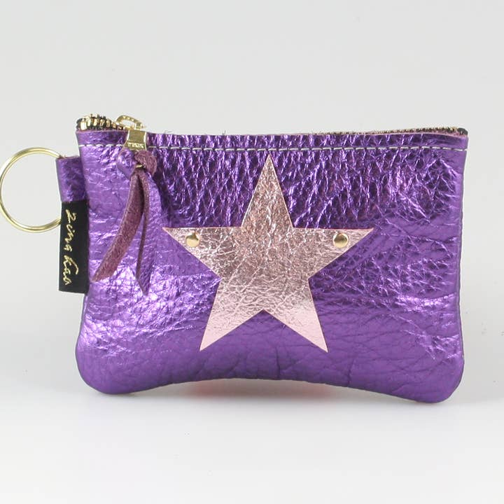 Zina Kao Exclusives - Wholesale Wallet - Women's - The Metallic Applique Kara Wallet: Star!