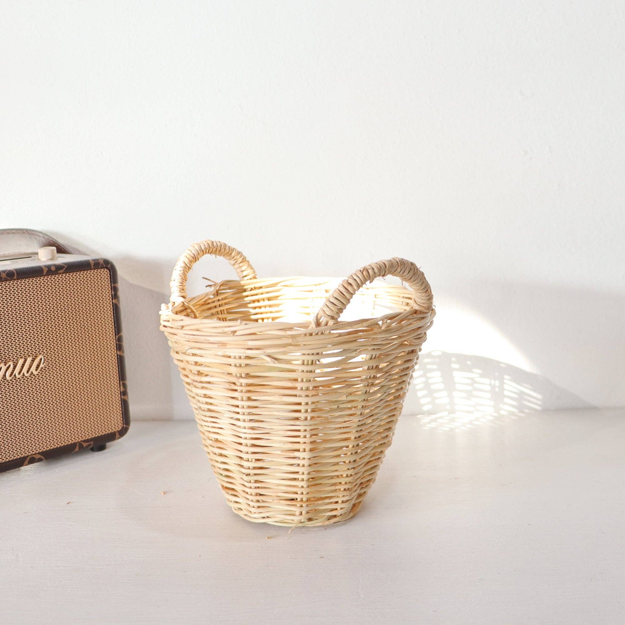 Thaihomeshop - Vente Paniers - Petit panier en rotin thaïlandais - Rangement et organisation8