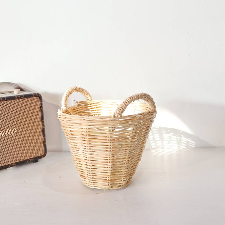 Thaihomeshop - Vente Paniers - Petit panier en rotin thaïlandais - Rangement et organisation8