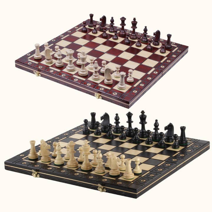Jeu d'échecs pliable – Consul – 49 cm pour la vente par Schackmatt.se