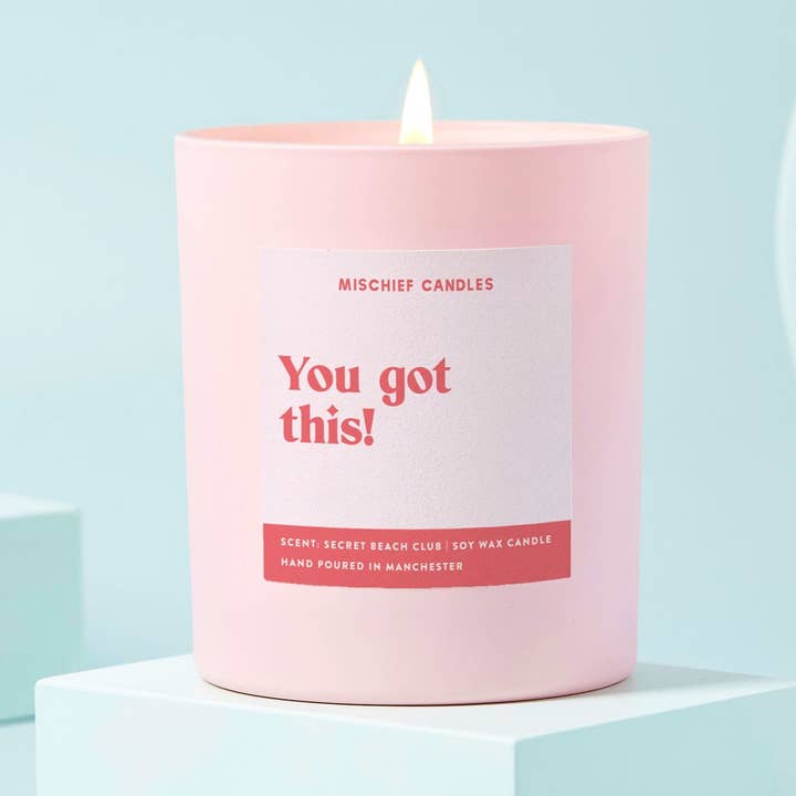 You Got This Friendship Gift For Her Funny Candle for wholesale by Mischief Candles
