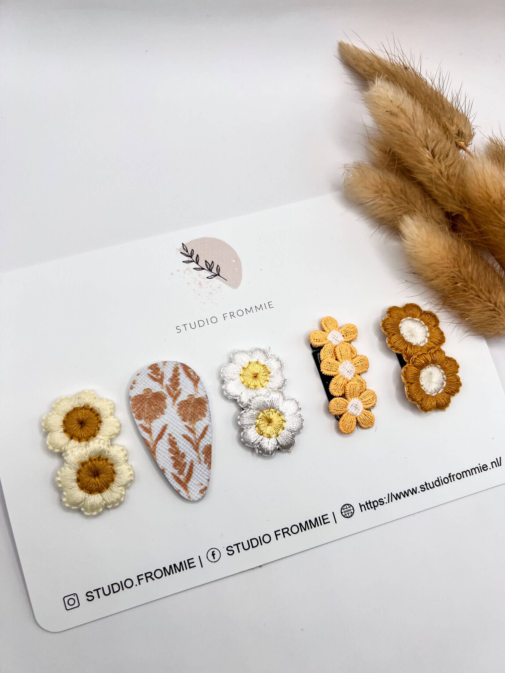 Studio Frommie – wholesale Hårklämma - Barn – Uppsättning av fjäderhalkfria hårklämmor0