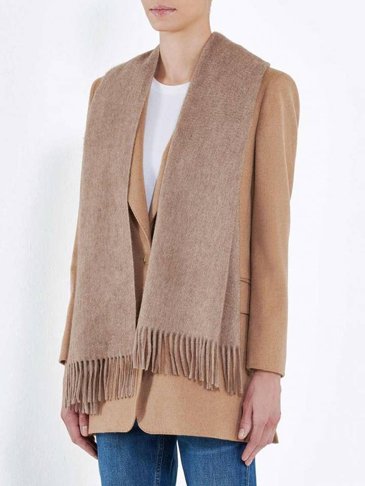 Women's Woven Cashmere Scarf for wholesale by MaisonCashmere