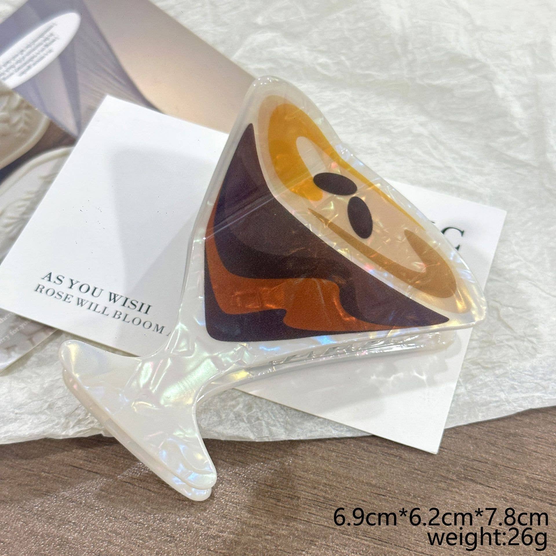 SoapElenGlen – wholesale Hårklämma - Dam – Rolig sommarhårklämma med cocktailglas i akryl1