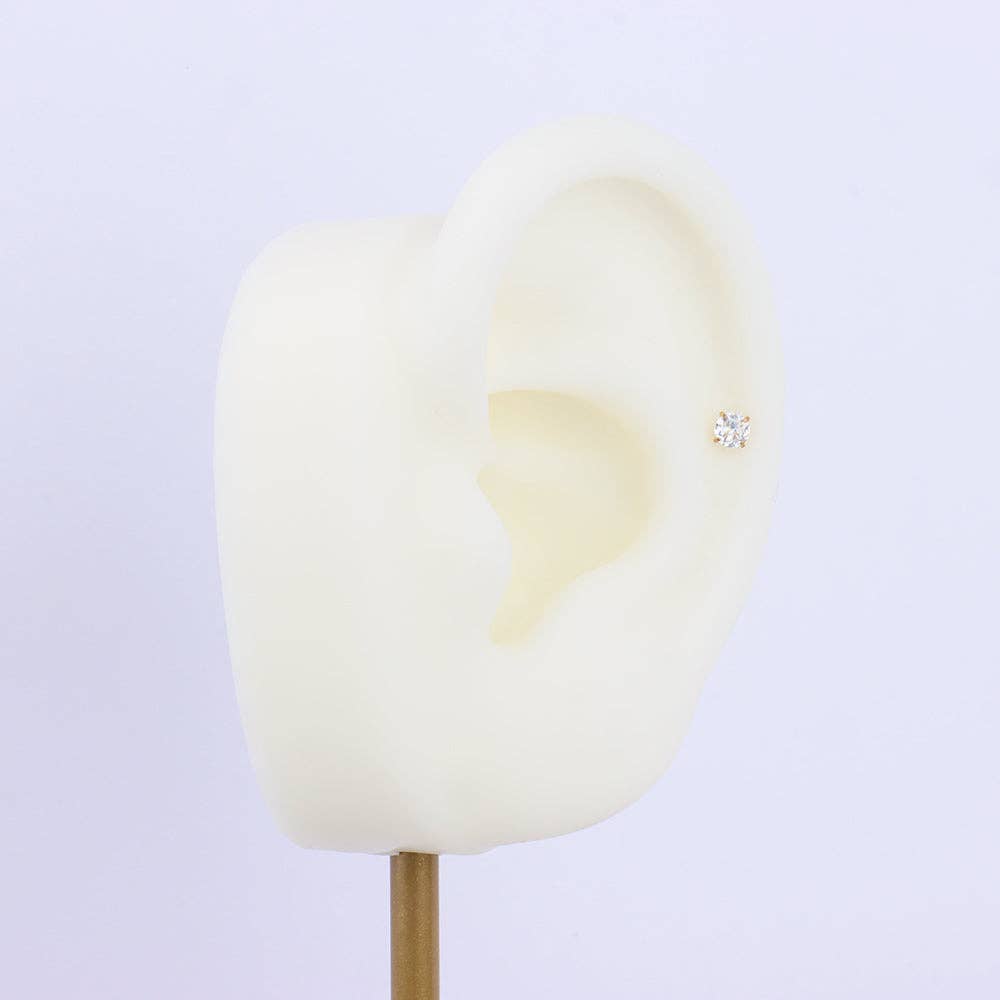 oumo jewelry - Wholesale Single Earring - Casual Threaded Labret Stud7