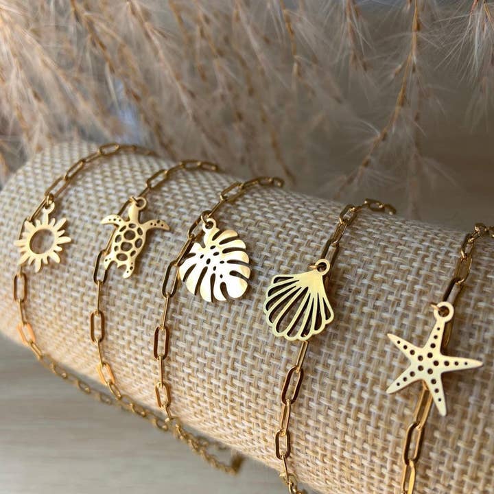 Cadena para tobillo para venta al por mayor de Perles & Pinpin