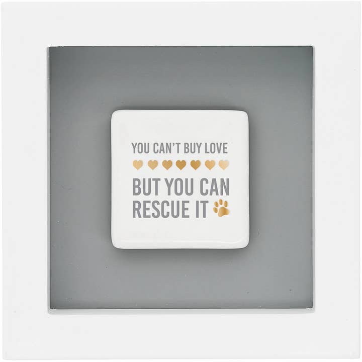 Rescue Love - 4.75" Plaque for wholesale by Pavilion