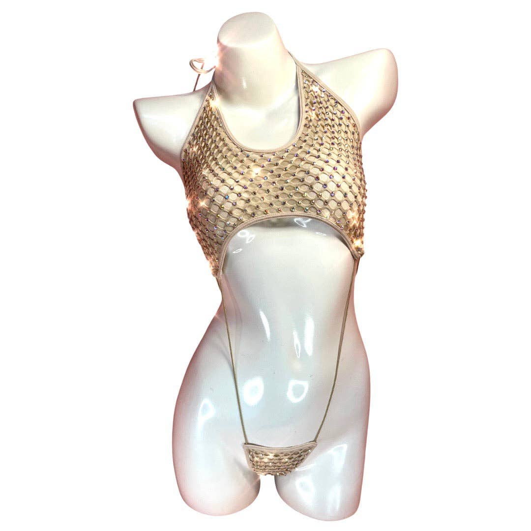 Candyland - Wholesale One Piece Swimsuit - Women's - Performance Crystal Bodysuit12