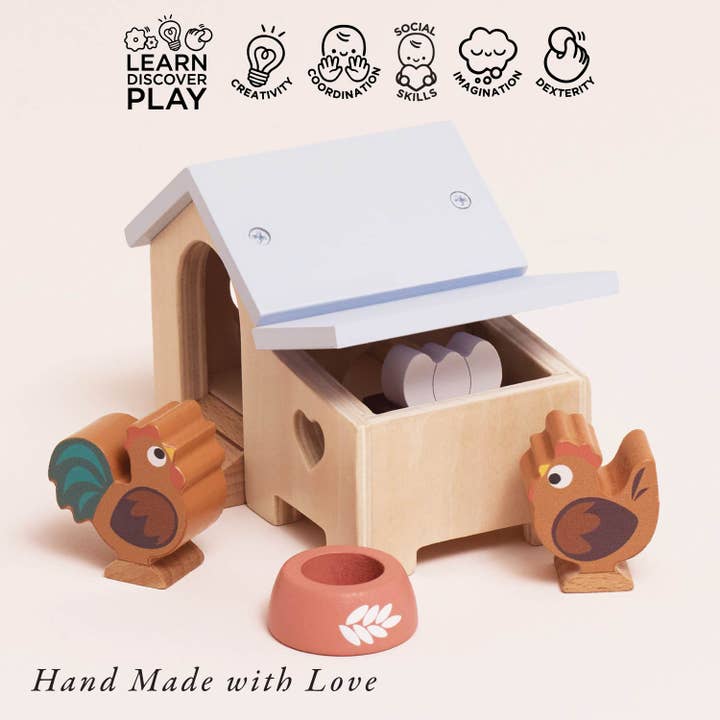 Le Toy Van – wholesale Toy set – Kids – Chicken Coop Playset2