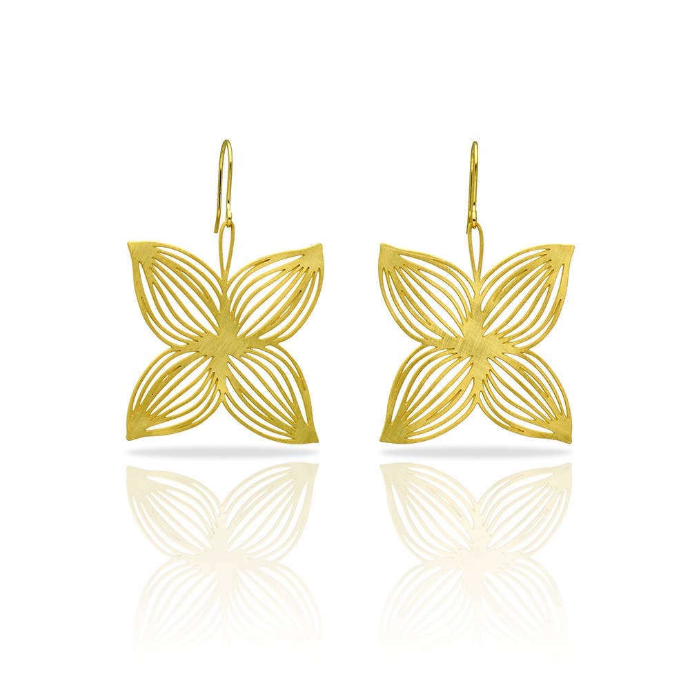 RAS - Vendita all'ingrosso Orecchini pendenti - Orecchino Life Corto Bagno Oro