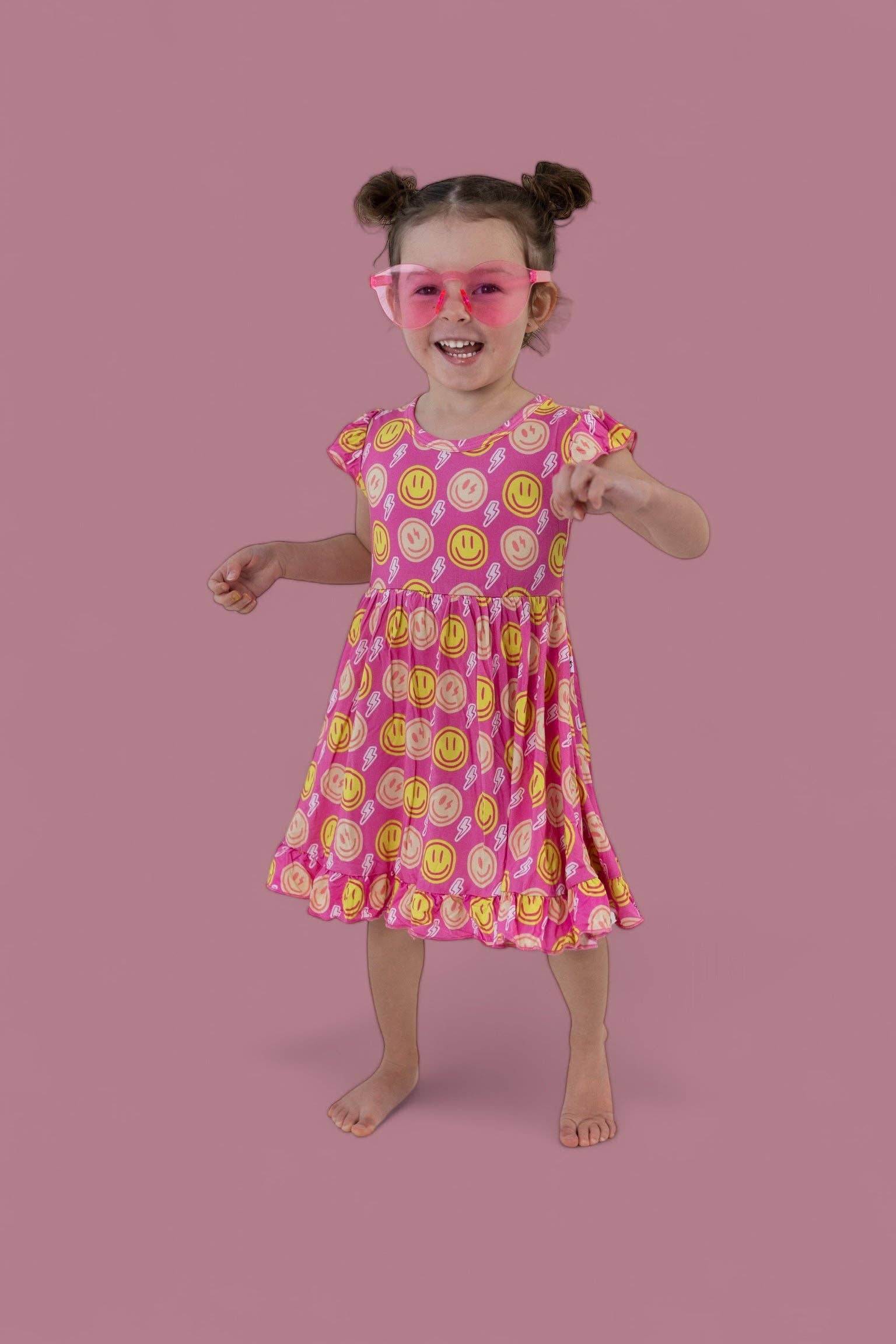 Dream Big Little Co. - Wholesale Dress - Kids - RADIANT SMILES DREAM RUFFLE DRESS3