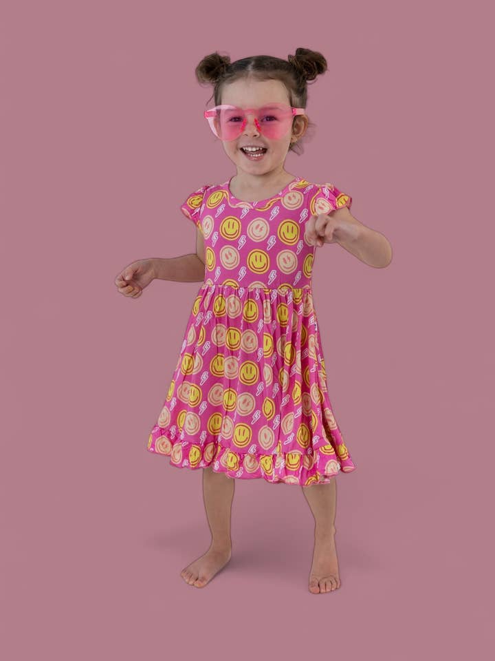 Dream Big Little Co. - Wholesale Dress - Kids - RADIANT SMILES DREAM RUFFLE DRESS3