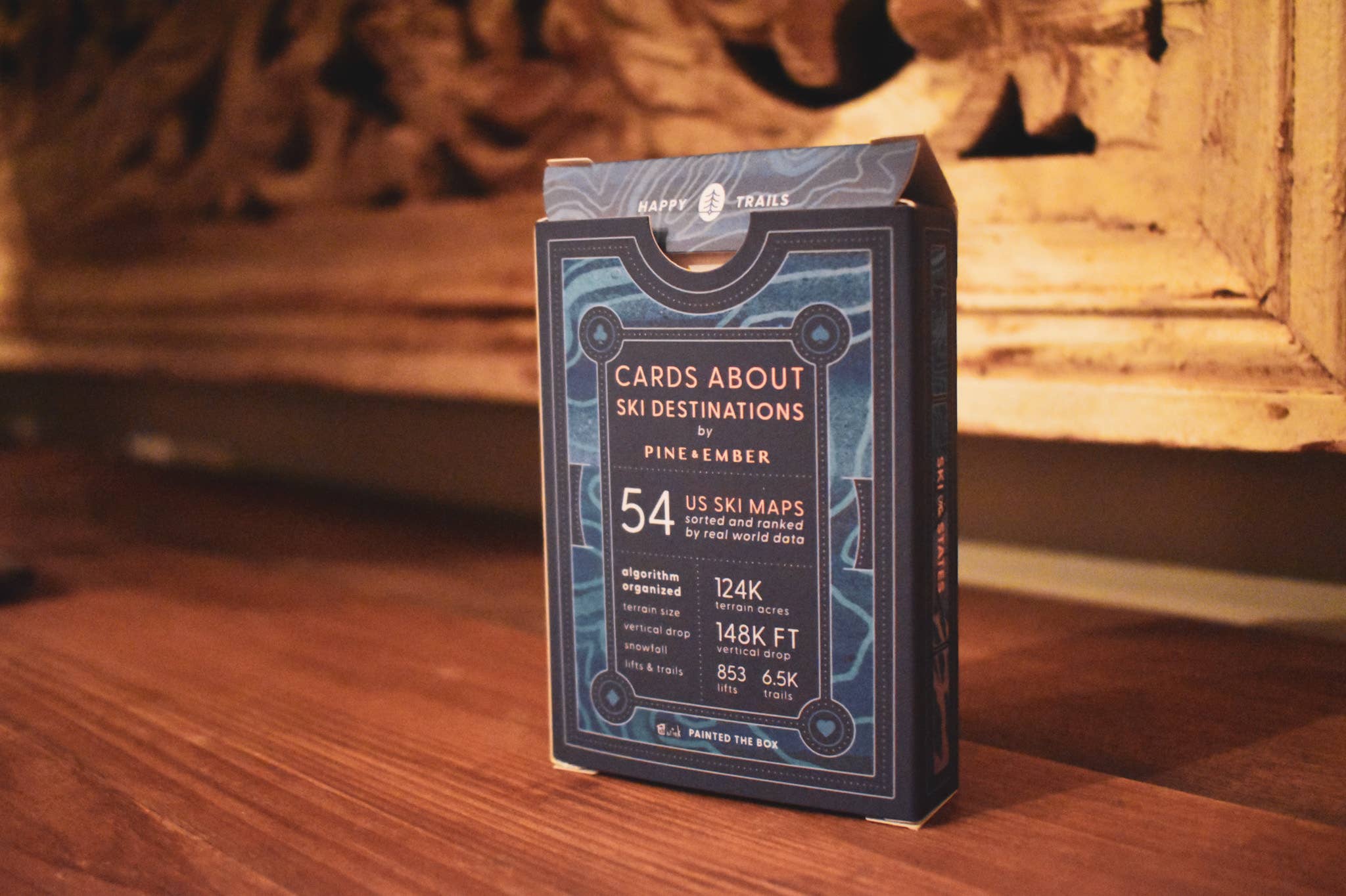 Pine + Ember – Großhandel Spielkarten – Ski the States – Bucket-List-Spielkarten1