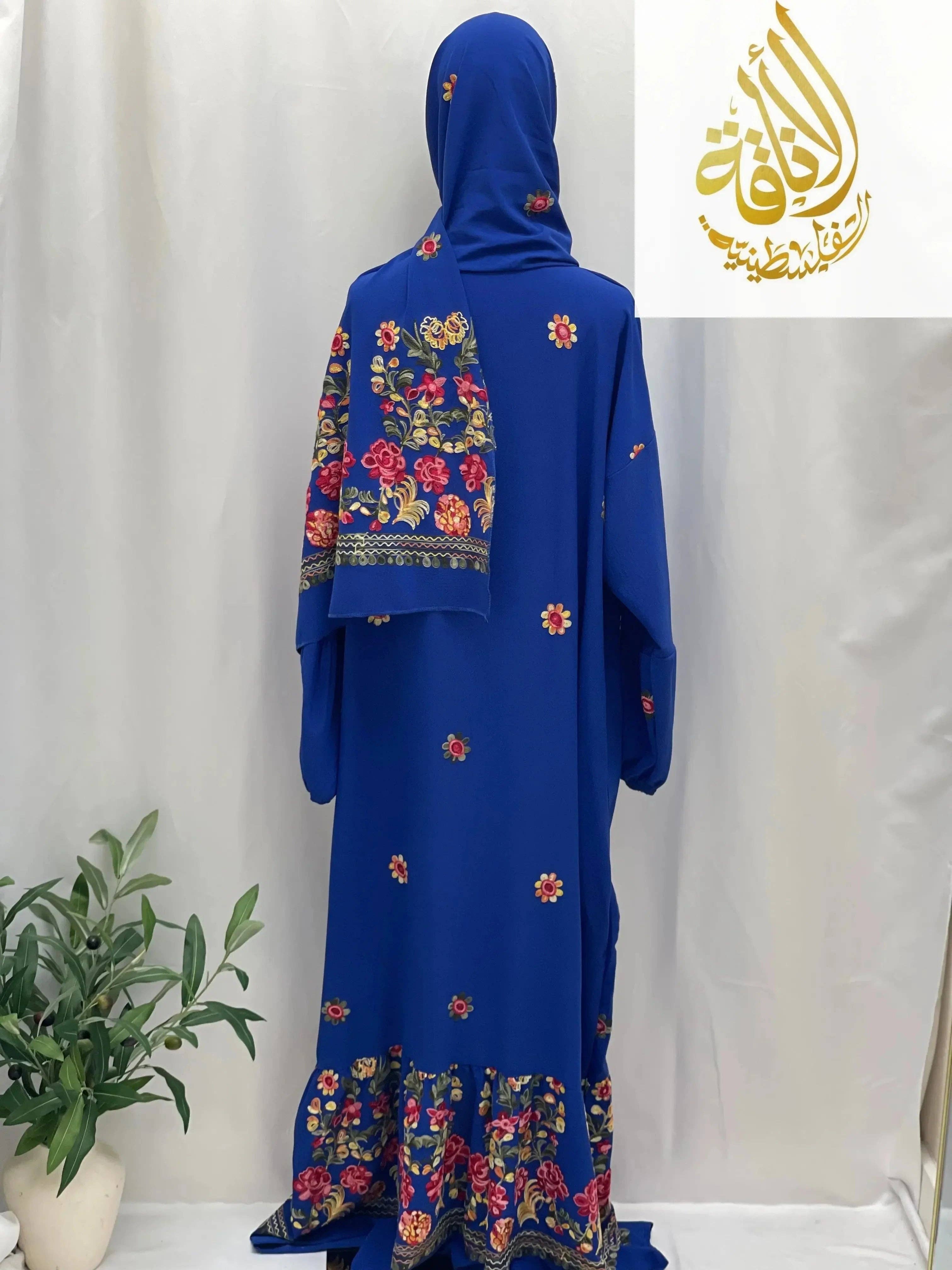 Palestinian Elegance - Wholesale Kaftan - Women's - Prayer Dress with Attached Hijab - Modesty & Comfort18