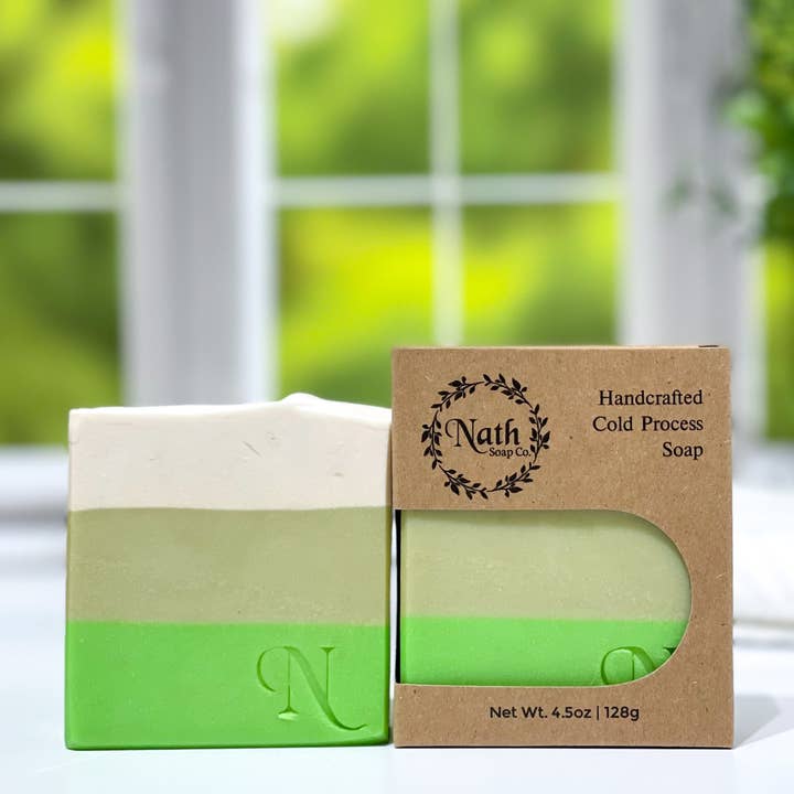 Apple Crisp Artisan Soap for wholesale by Nath Soap Company