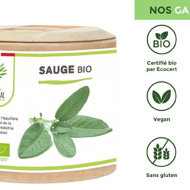 Bioptimal - Wholesale Oral Supplement/Vitamin - Organic sage capsules - Bioptimal8