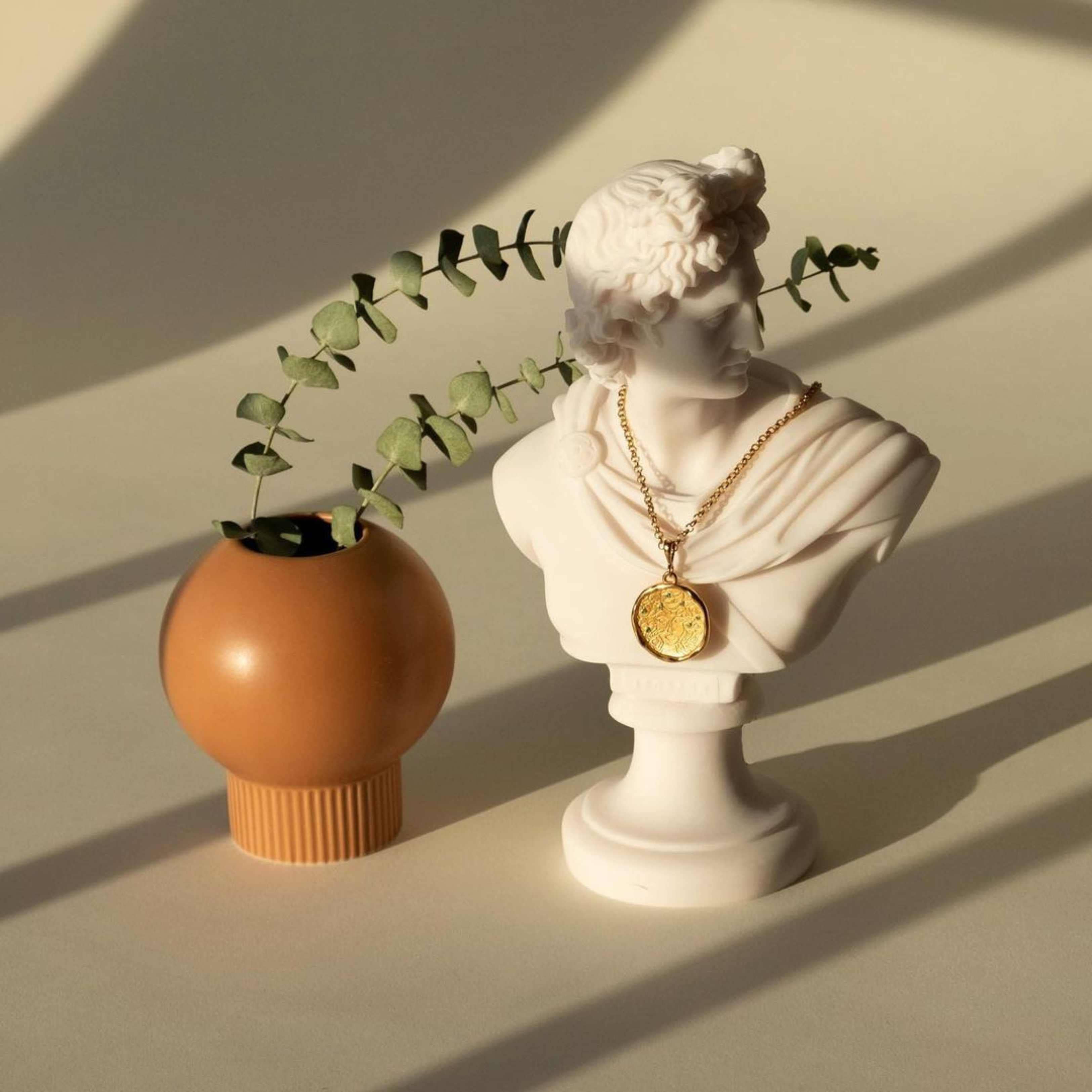 Magnifique Hearts - Wholesale Decorative Figurine - Apollo Miniature Greek Bust 1/12 Size Home Office Decor Gift