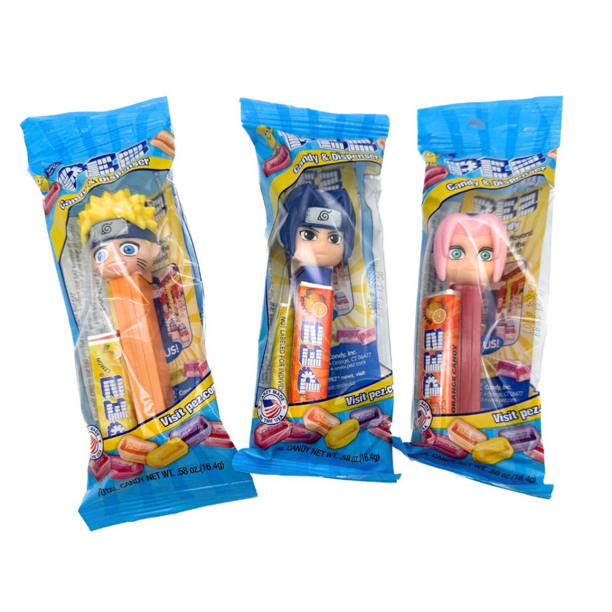 I Got Your Candy – Engroshandel Bolcher – Pez Naruto Festpakke - 12 stk.1