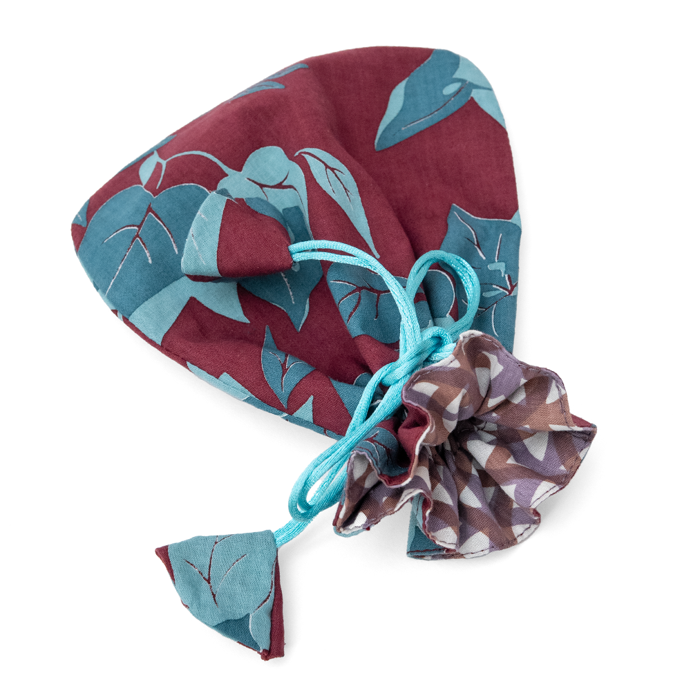 Balizen Direct from Bali - Wholesale Drawstring Bag - Women's - Drawstring Bag l Bougainvillea Burgundy1