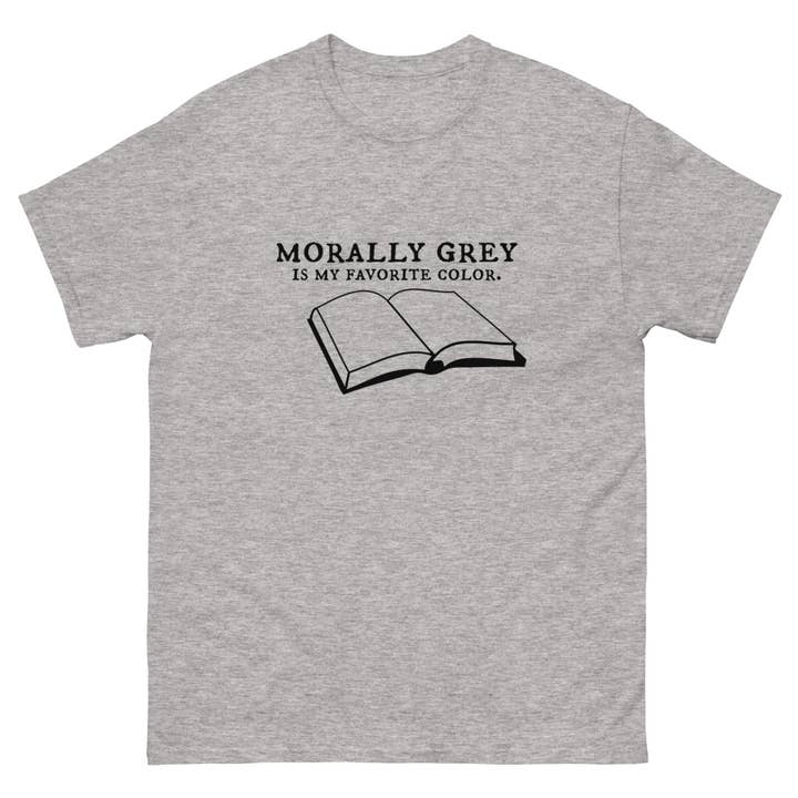T-shirt Morally Grey por atacado de Chronic Crafts