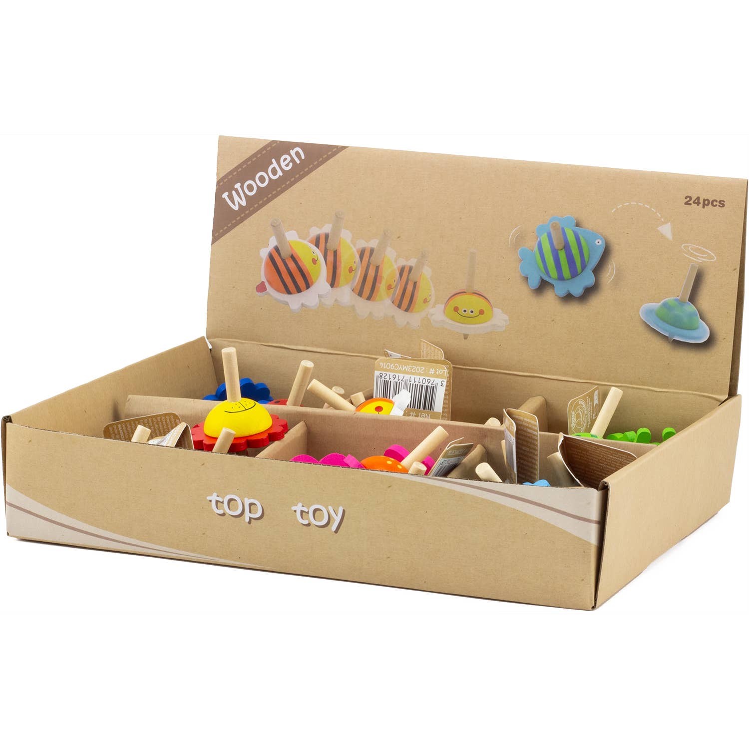 Ulysse Couleurs d'Enfance - Wholesale Wood Toy - Kids - ROUTER: BABIES (set of 24)2