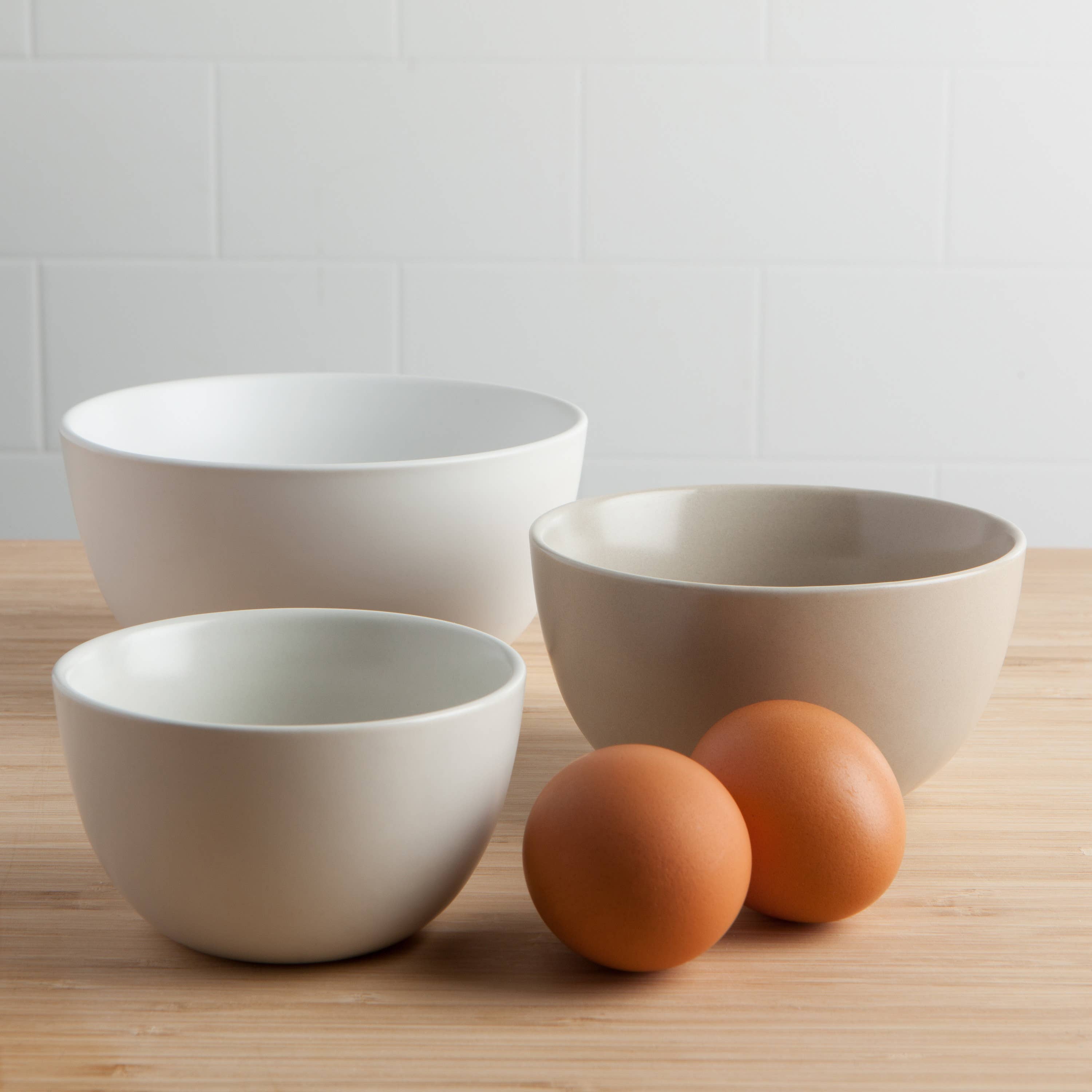 Now Designs by Danica - Wholesale Bowl - Matte White Prep Bowl Set of 31