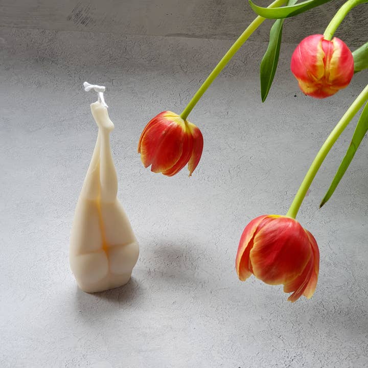 Gokican - Wholesale Novelty Candle - Lady Legs Candle - Balerina Legs Soy Wax Home Decor - Gift4