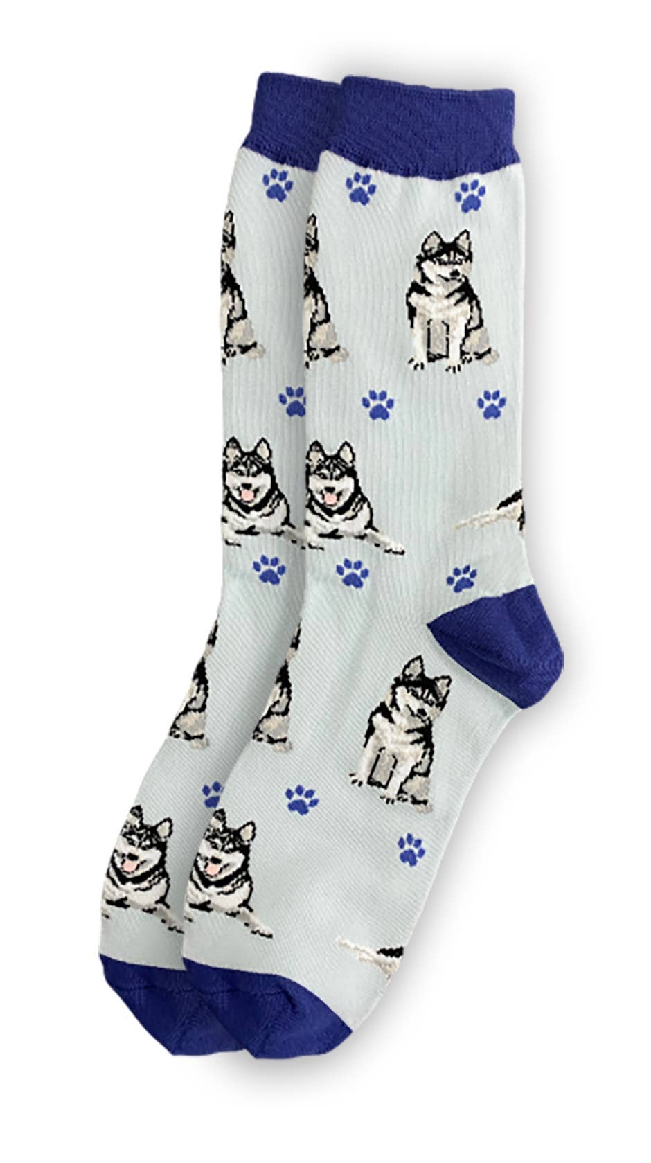 E&S Pets – wholesale Socks – Unisex – Siberian Husky - Unisex - Fun Novelty Crew Dog Socks1