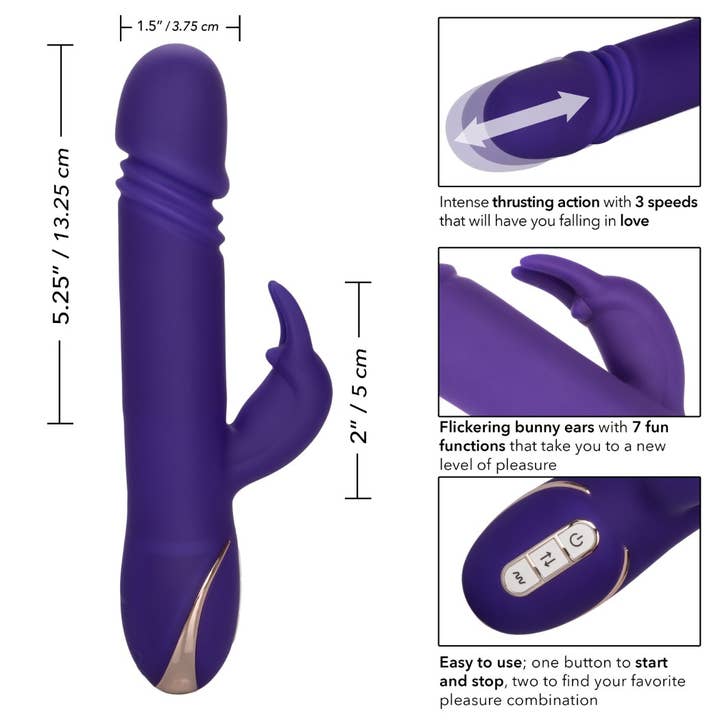 CalExotics - Wholesale Sex Toy - Jack Rabbit® Signature Silicone Thrusting Rabbit10
