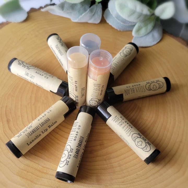 Silly Bean Soap Company - Wholesale Lip Balm - Lanolin Lip Balm Starter Bundle – 25 Tubes5