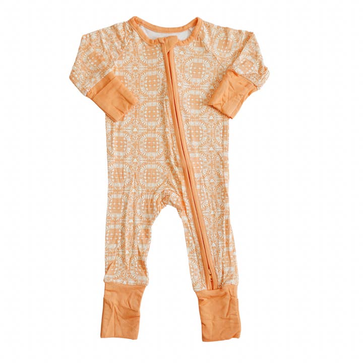 Seashell Zip Romper for wholesale by The Little Surfer Dude