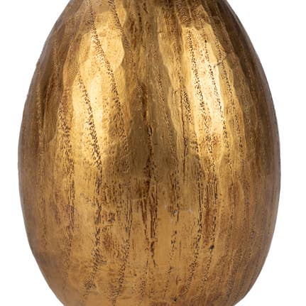 Baden Collection - Wholesale Decorative Tabletop Object - Egg gold 15 cm, PU 8