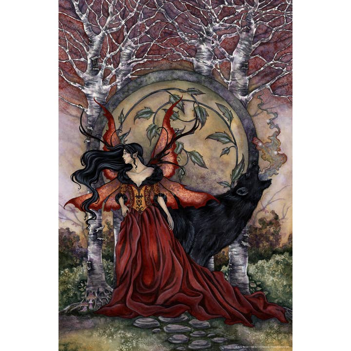 Beauty and the Beast by Amy Brown Wall Art for wholesale by Gotham Gifts