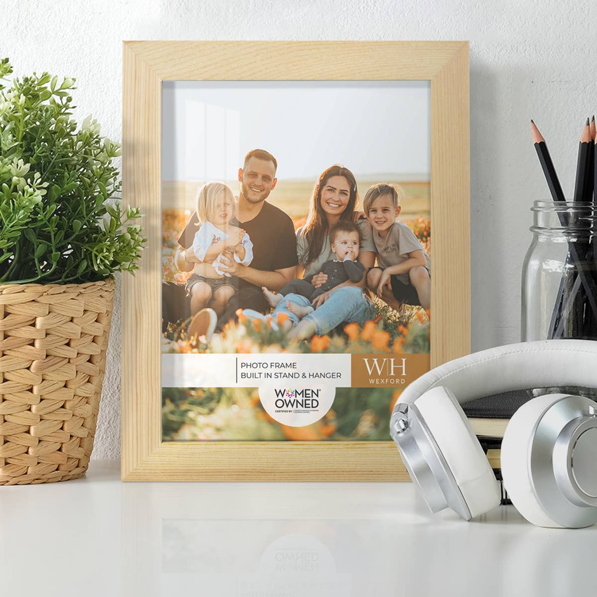 Wexford Home - Wholesale Picture Frame - Photo Frame, Real Wood with Wood Grain, Natural Wood18
