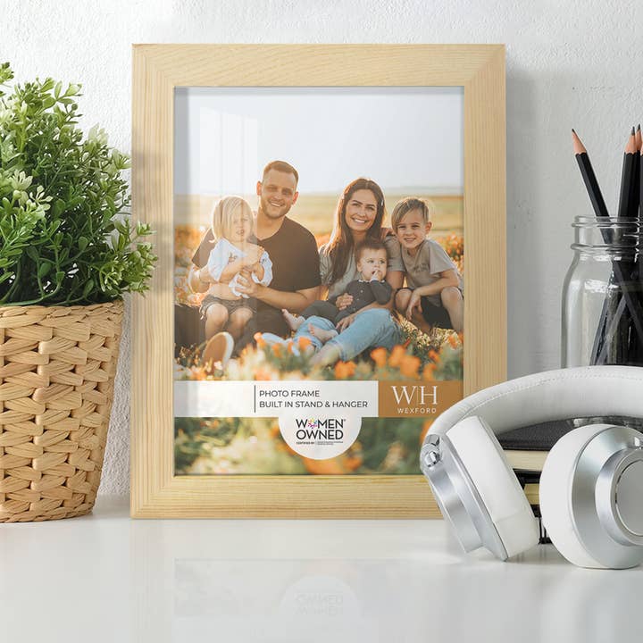 Wexford Home - Wholesale Picture Frame - Photo Frame, Real Wood with Wood Grain, Natural Wood18