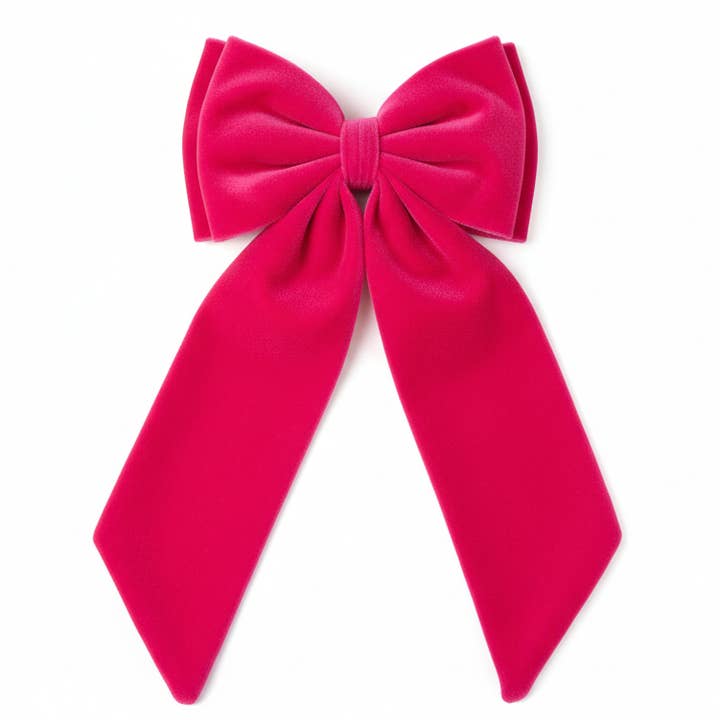 Sustainable Over-sized Velvet Bow Hanging Christmas decoration for wholesale by thestudioUP