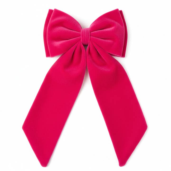 Sustainable Over-sized Velvet Bow Hanging Christmas decoration for wholesale by thestudioUP