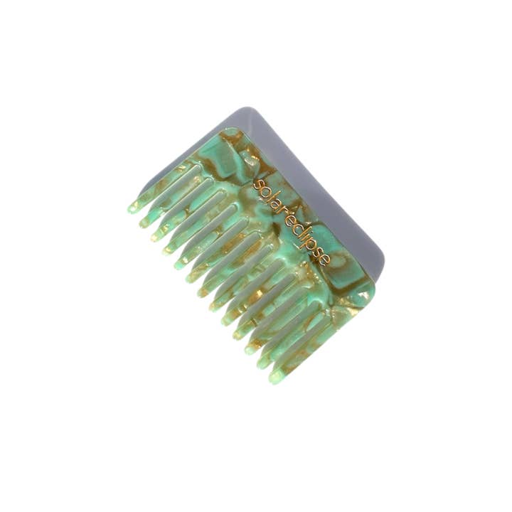 Solar Eclipse - Wholesale Hair Brush/Comb - Pocket Size Wide Tooth Acetate Hair Comb