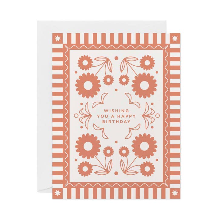 Blush Flowers | Födelsedagskort för wholesale av Line & Kind Paper Co.