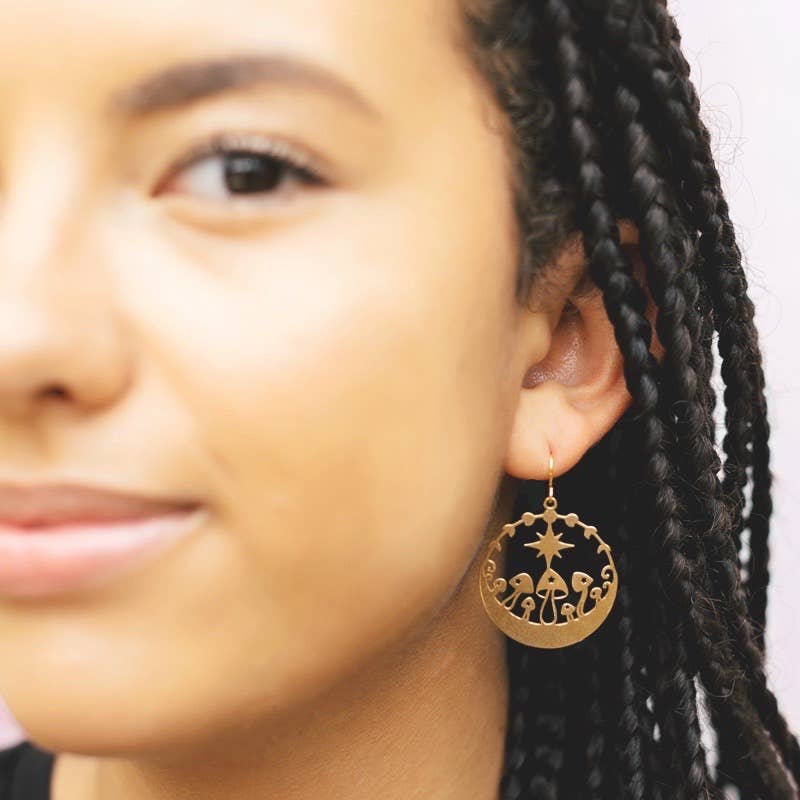 Mind's Eye Design - Wholesale Dangle Earrings - Fabulous Fungi Earrings2