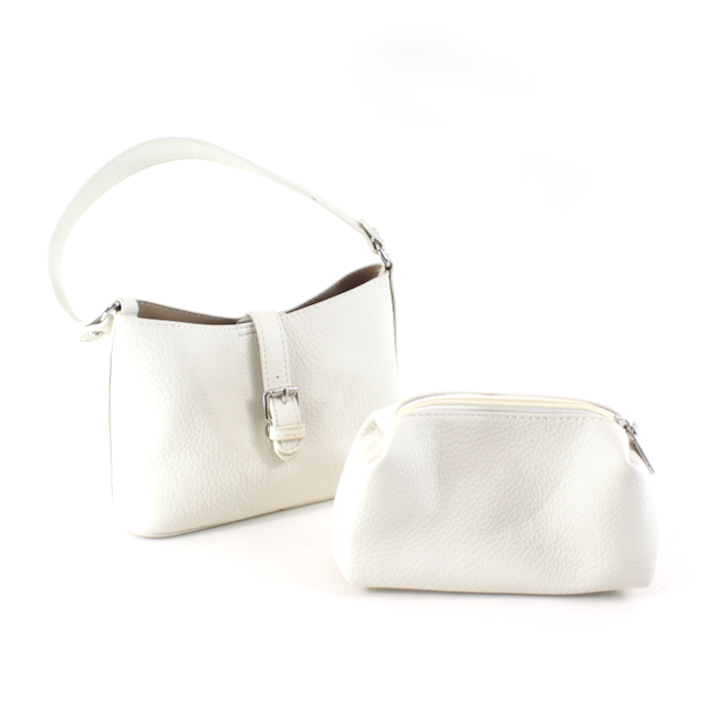 Pretty Persuasions - Wholesale Shoulder Bag - Women's - P25025 Small Microfiber Leather Purse w/Cosmetic Pouch13