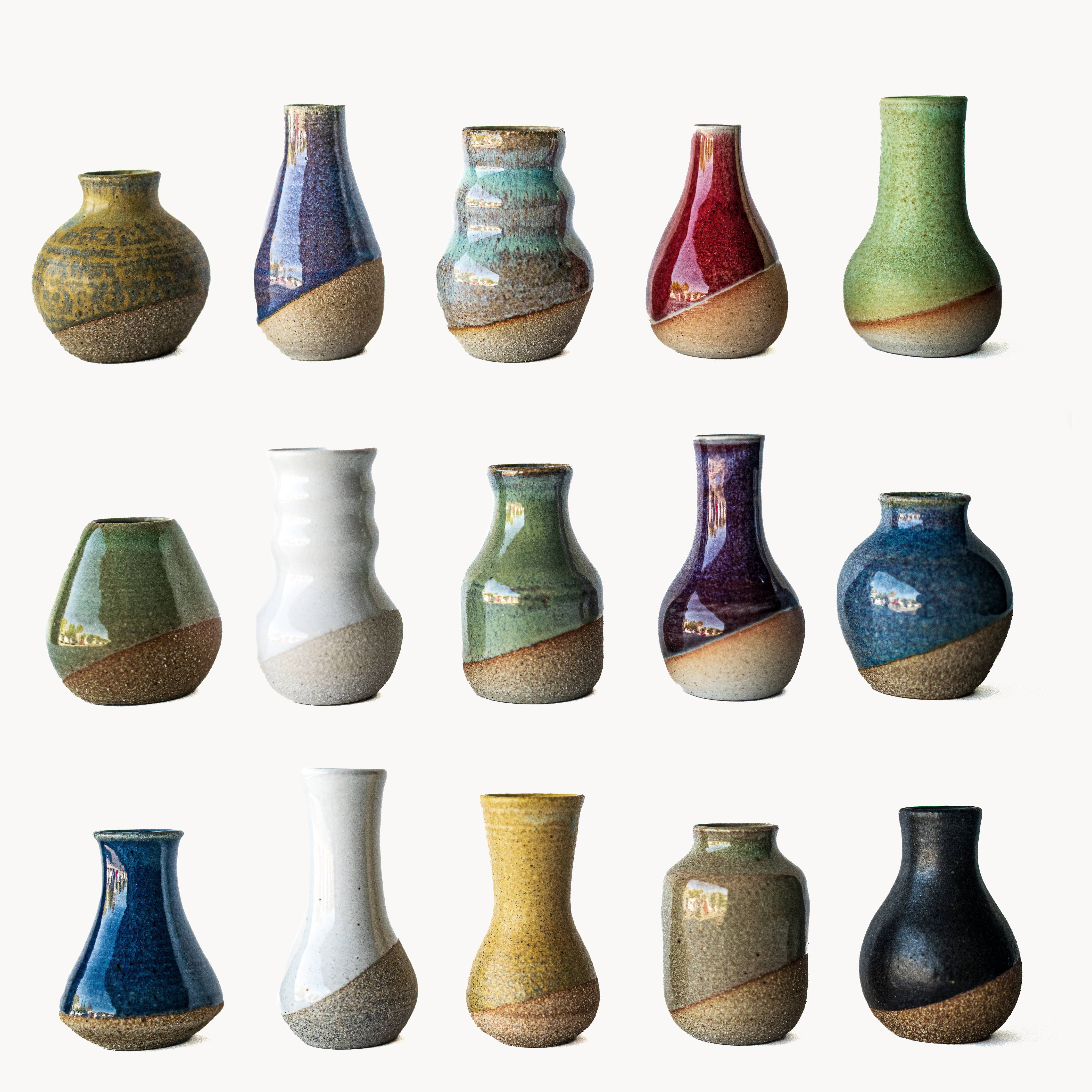 Sara Pilchman Ceramics - Wholesale Vase - TinyPots Bottleneck6