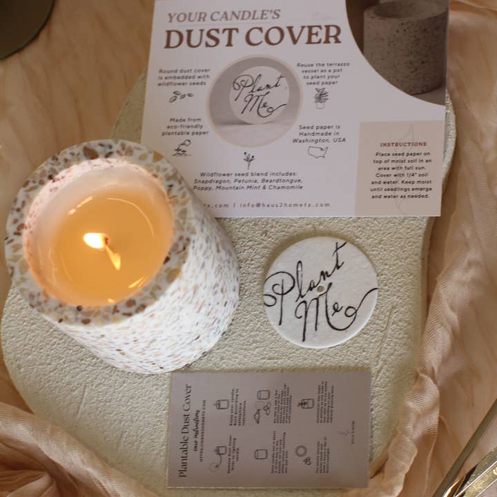 Haus II Home, LLC - Wholesale Jar/Filled Candle - Reusable Terrazzo Candle - Desert Bloom7