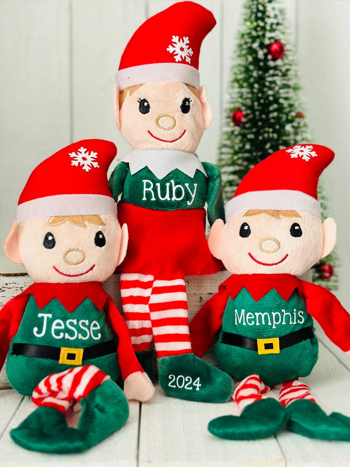 Personalized Plush Elf and other Purchase Wholesale personalized. Free Returns & Net 60 Terms on Faire trending on Faire.