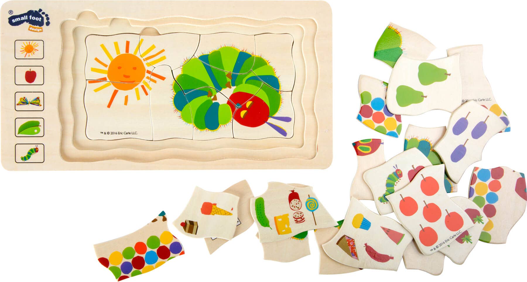 small foot - Wholesale Puzzle - Kids - The Very Hungry Caterpillar Layer Puzzle3
