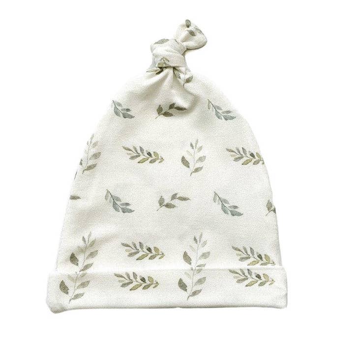 Chapeau à nœud - Feuilles vertes pour la vente par Harp Angel Boutique