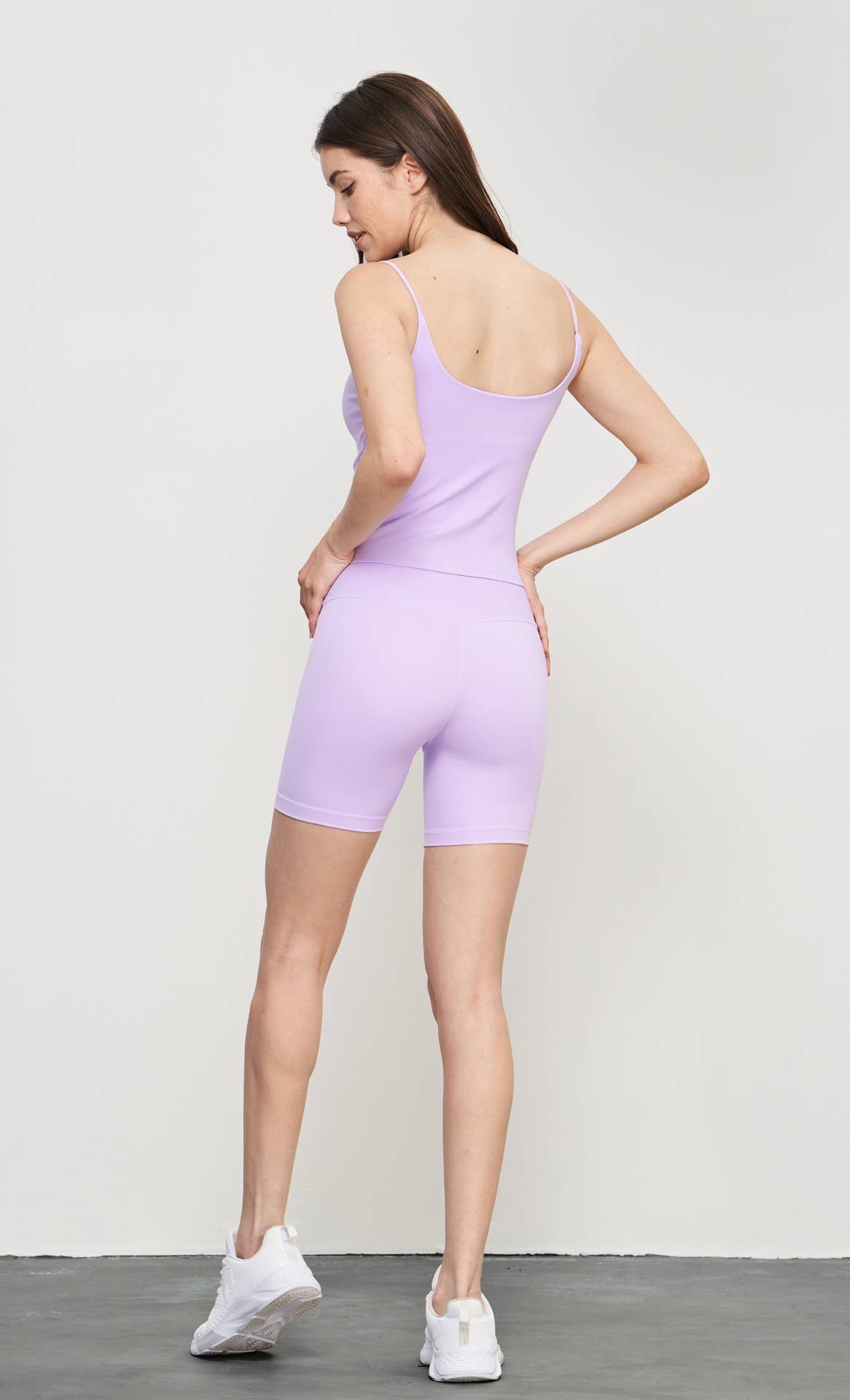 91thelabel – wholesale Athletic shorts – Women's – Luna High Waist Mid-Thigh Biker Short15