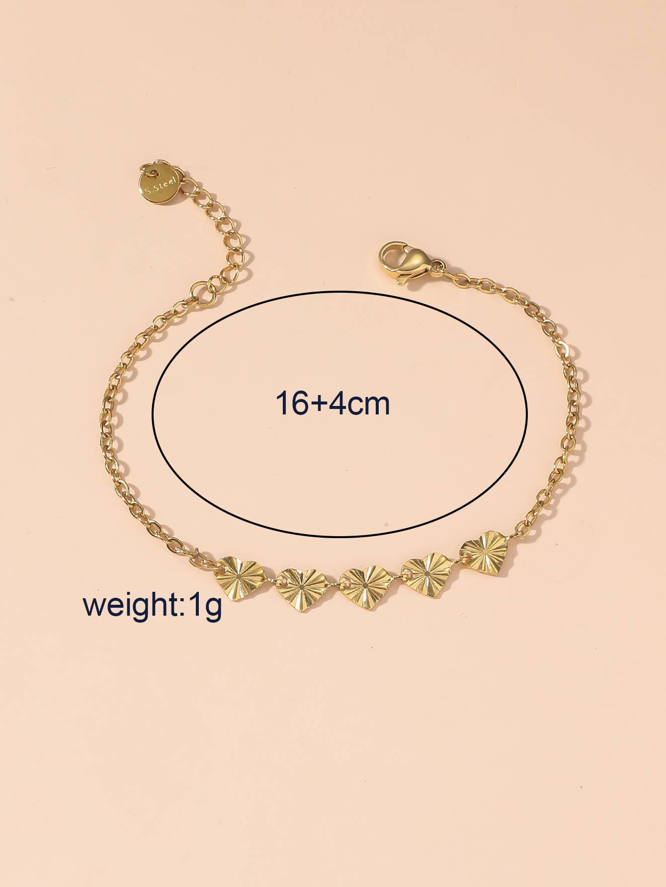 Blossom bijoux - Wholesale Jewelry Set - Set of 3 Stainless Steel Bracelets 24BRA1266