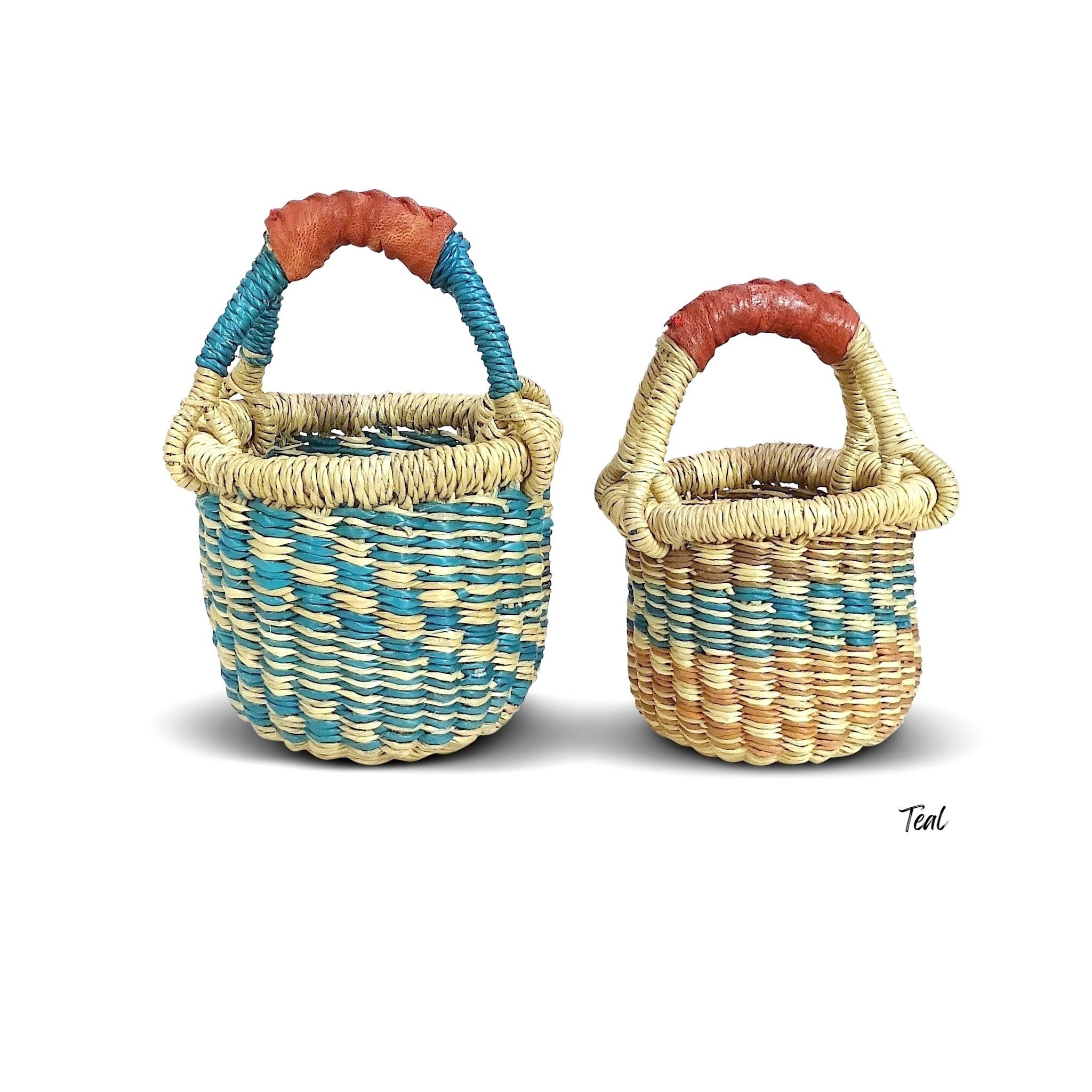 Ti-a Woven Goods - Wholesale Gift Bag - Mini Basket / Gratitude4