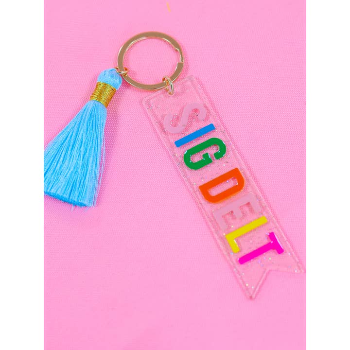 Duo Threads - Wholesale Keychain - Women's - Tassel Sorority Key Fob15